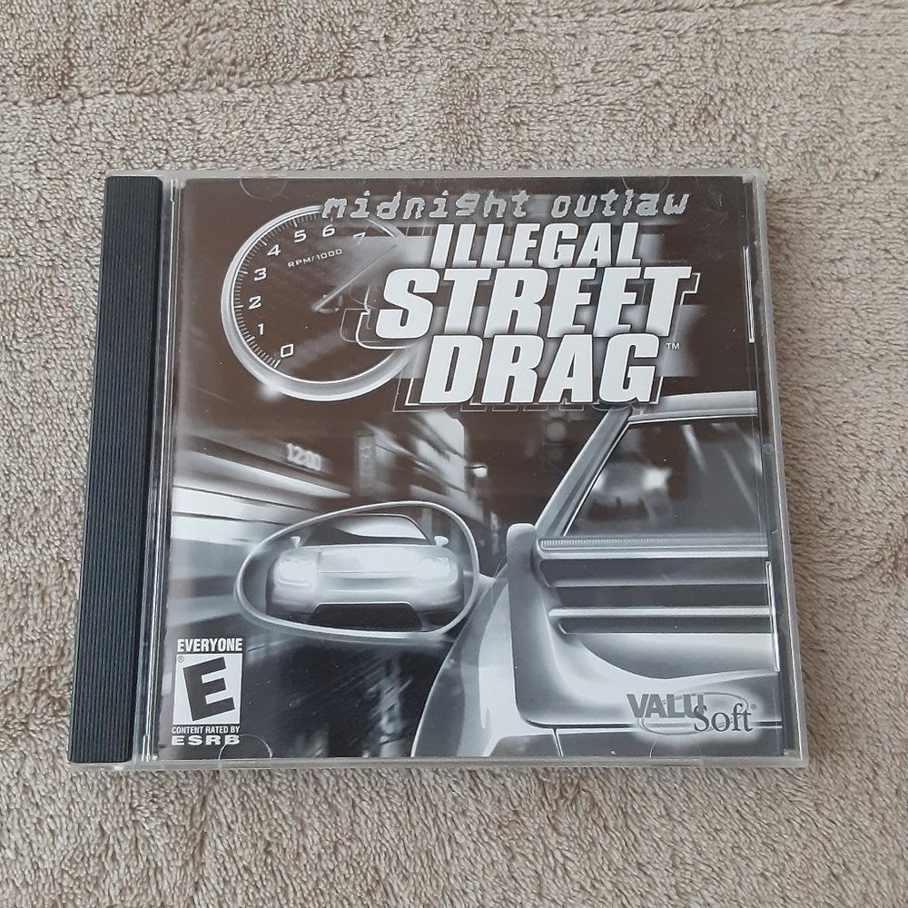 Midnight Outlaw Illegal Street Drag PC CD ROM Game